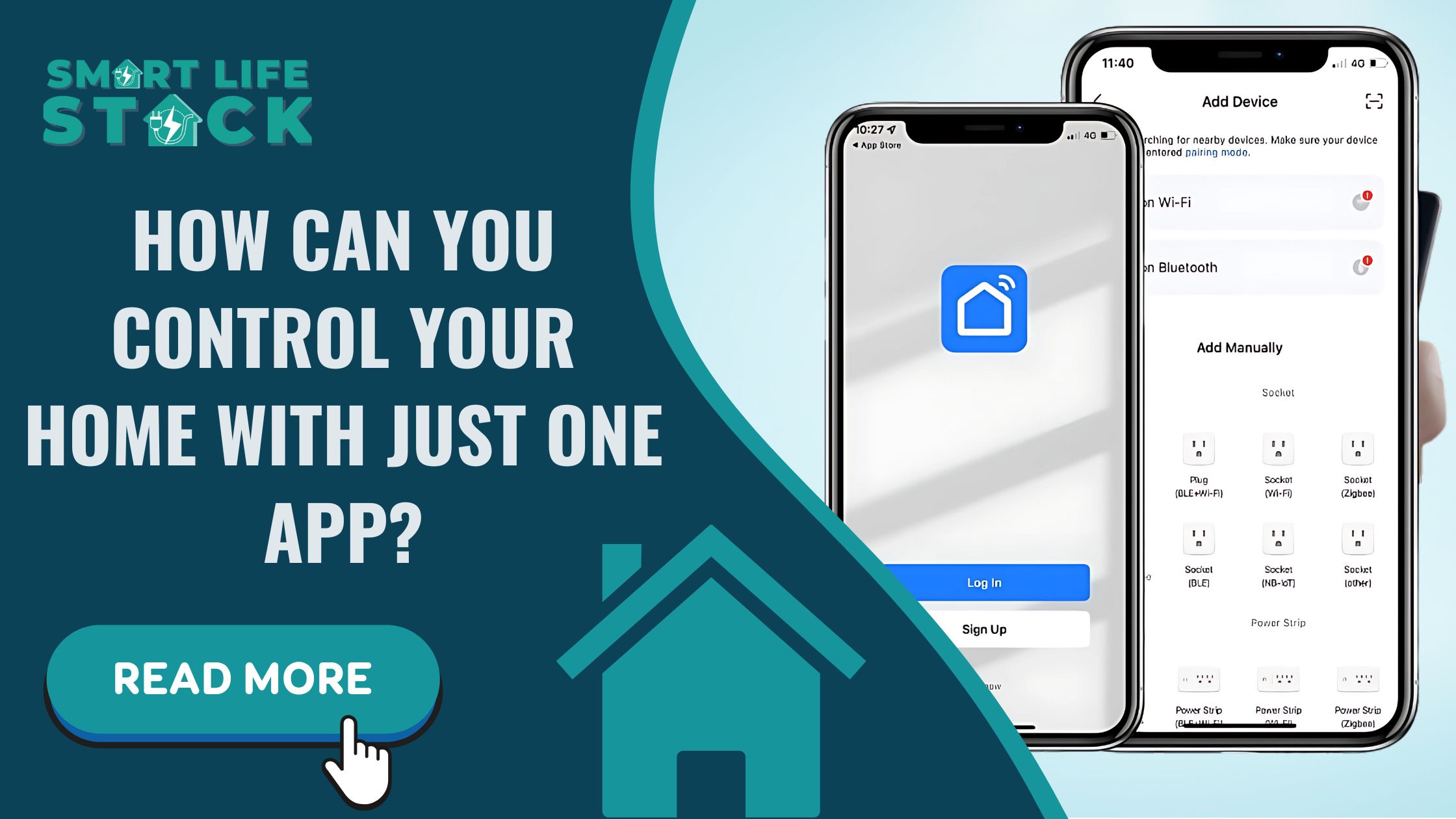 you control your home with just one app