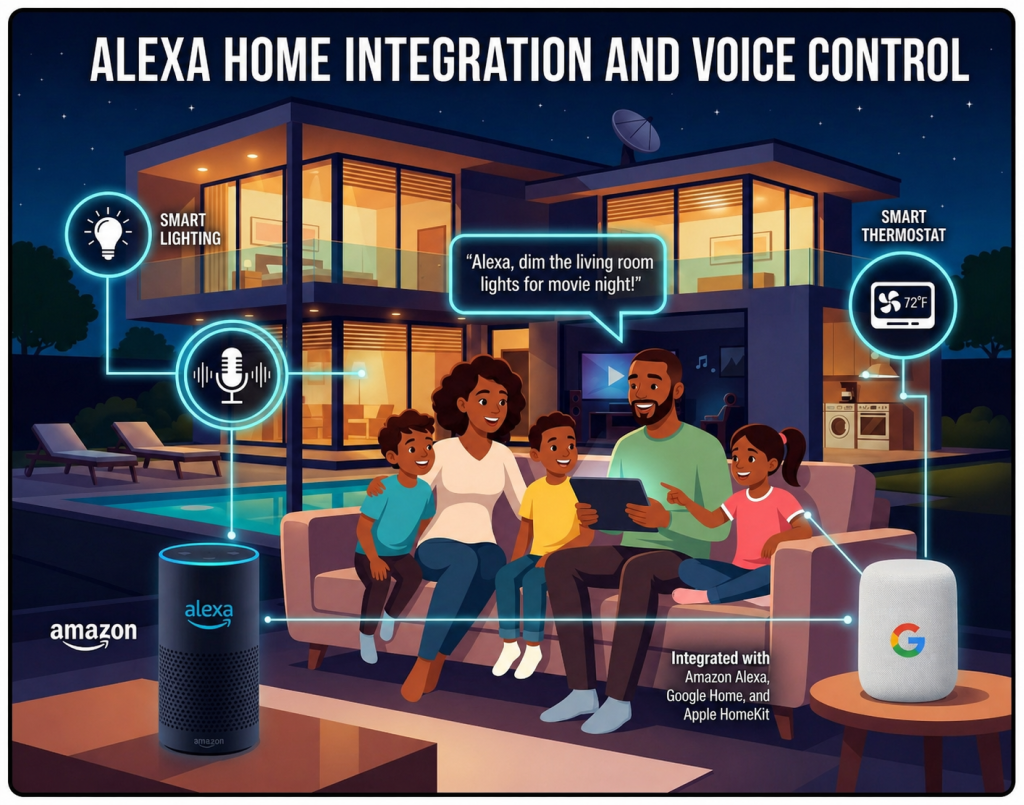 Alexa Home Integration and Voice Control