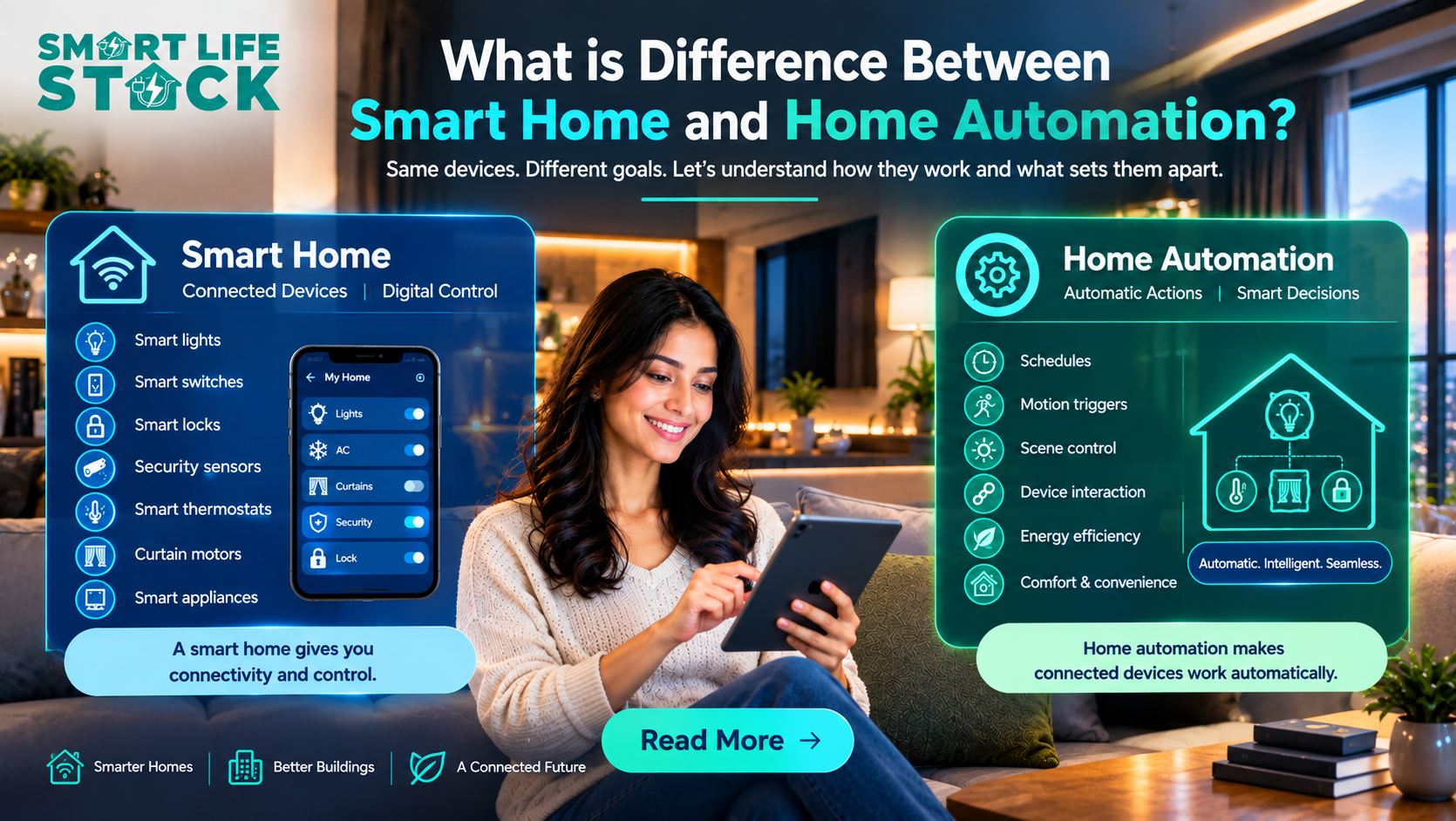 What is Difference Between Smart Home and Home Automation?