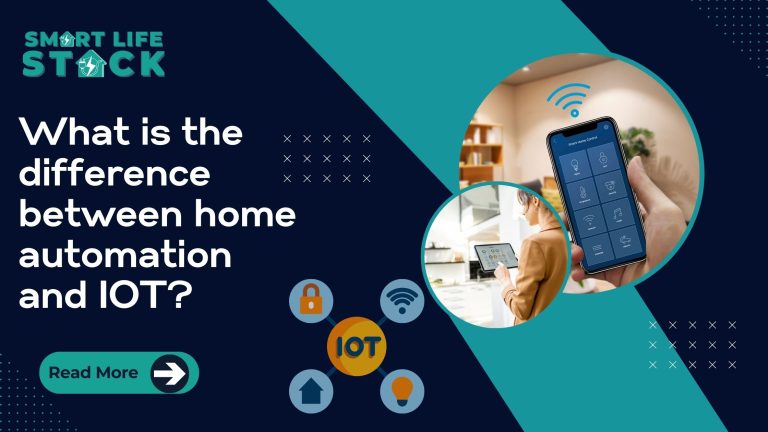 What is the difference between home automation and IOT?